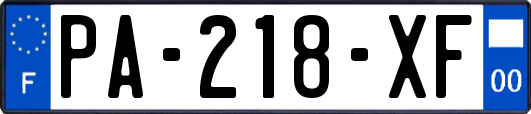 PA-218-XF