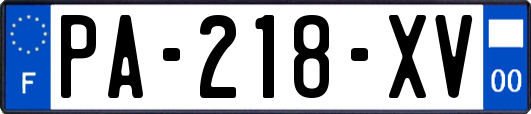 PA-218-XV