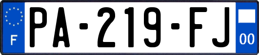 PA-219-FJ