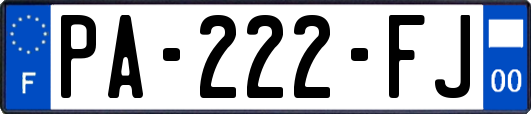 PA-222-FJ