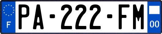 PA-222-FM