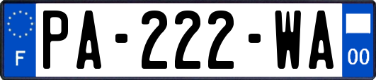 PA-222-WA