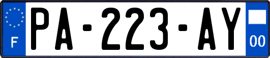 PA-223-AY