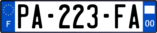 PA-223-FA