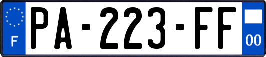 PA-223-FF