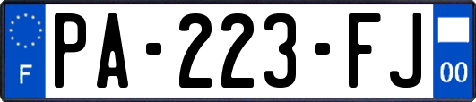 PA-223-FJ
