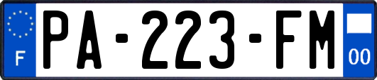 PA-223-FM
