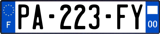 PA-223-FY
