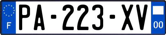 PA-223-XV