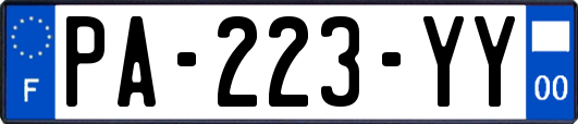 PA-223-YY
