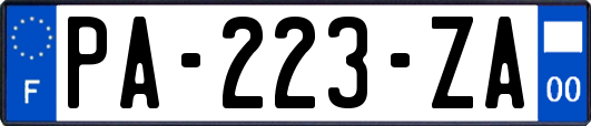 PA-223-ZA