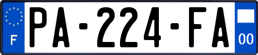 PA-224-FA
