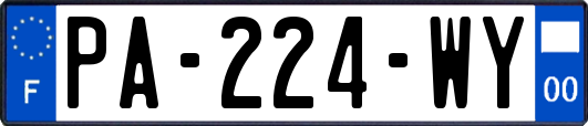 PA-224-WY