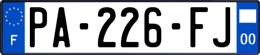 PA-226-FJ