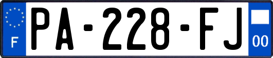 PA-228-FJ