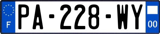 PA-228-WY