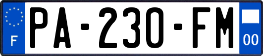 PA-230-FM