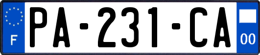 PA-231-CA