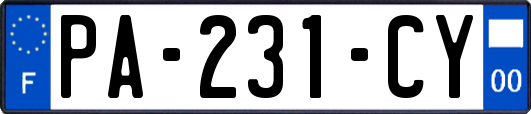 PA-231-CY