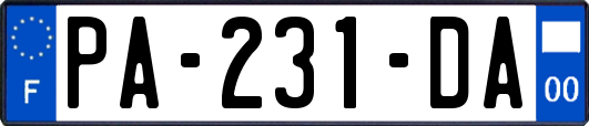 PA-231-DA