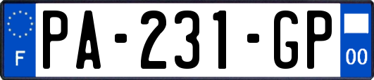 PA-231-GP