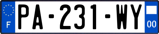PA-231-WY