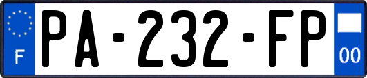 PA-232-FP