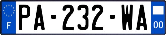 PA-232-WA