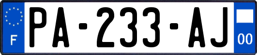 PA-233-AJ