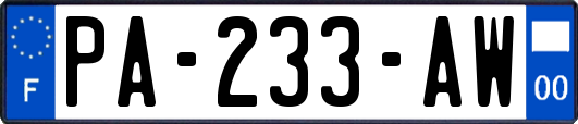 PA-233-AW