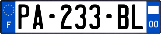 PA-233-BL
