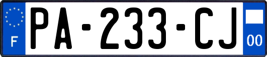 PA-233-CJ