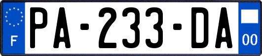 PA-233-DA
