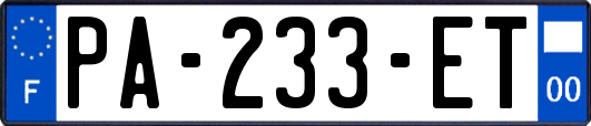 PA-233-ET