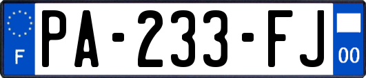 PA-233-FJ