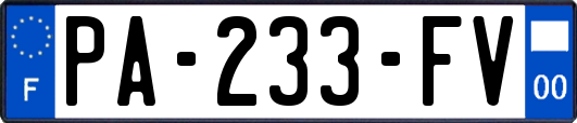 PA-233-FV