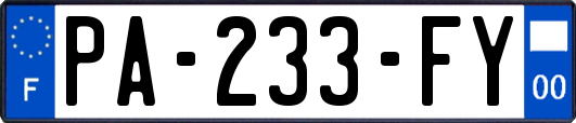 PA-233-FY