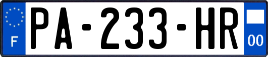 PA-233-HR