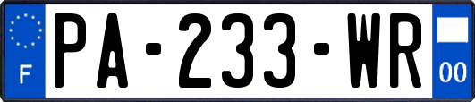 PA-233-WR