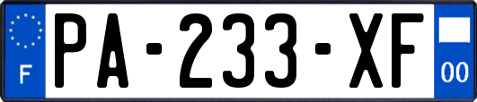 PA-233-XF