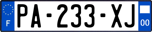 PA-233-XJ