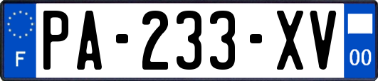 PA-233-XV