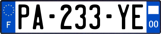 PA-233-YE
