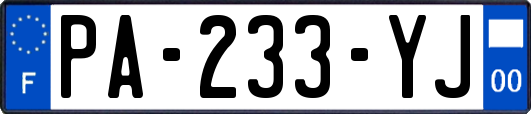 PA-233-YJ