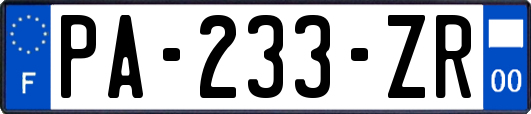 PA-233-ZR