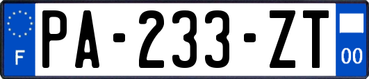 PA-233-ZT