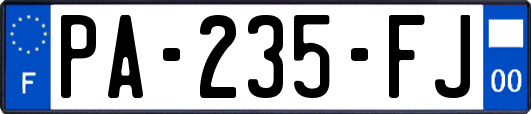 PA-235-FJ