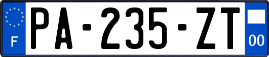 PA-235-ZT