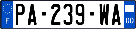 PA-239-WA