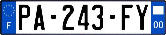 PA-243-FY